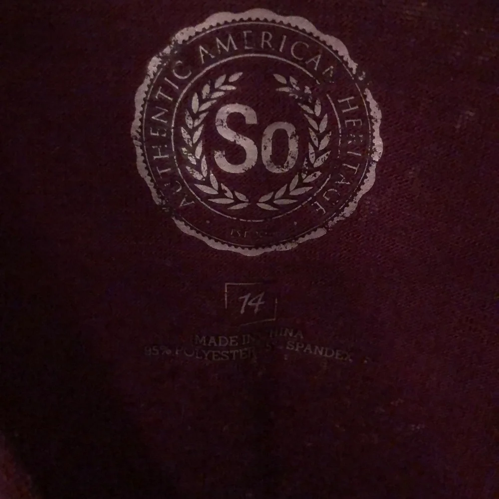 Girls Maroon long sleeve top